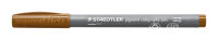 Staedtler pigment calligraphy pen umber