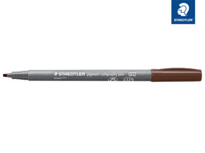 Staedtler pigment calligraphy pen braun