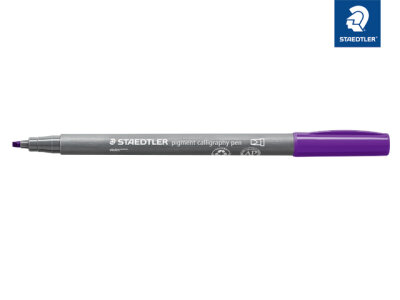 Staedtler pigment calligraphy pen violett