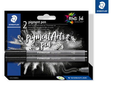 Staedtler pigment pen intensiv schwarz 2 ST