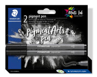 Staedtler pigment pen intensiv schwarz 2 ST