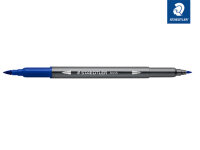 Staedtler Doppelfaserm.wasserverm. blau