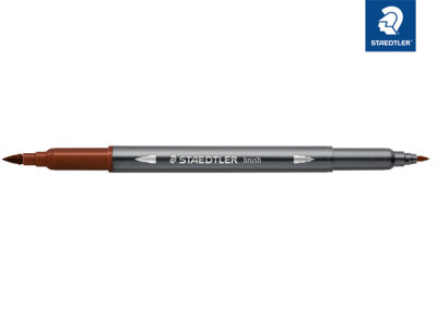 Staedtler Doppelfaserm.wasserverm. braun