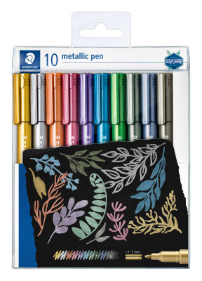 Staedtler Marker metallic pen 10 ST im Etui