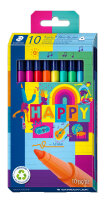 Staedtler Fasermaler triplus color Happy 10ST