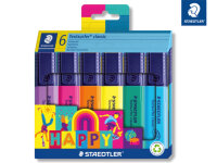 Staedtler Textmarker Textsurf. HAPPY 6St Etui