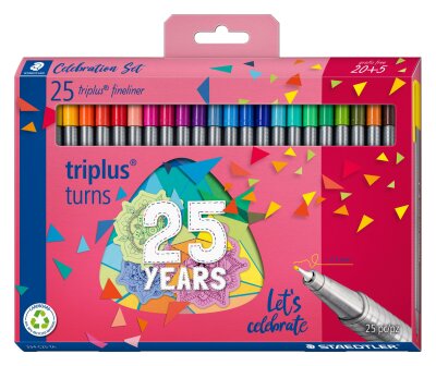 Staedtler Fineliner triplus 25ST Birthday