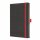 SIGEL C2555 Wochenkalender Conceptum 2025 - grey-red - 1 Jahr - 2 Seiten = 1 Woche - Hardcover - 80 g/m² - ca. A5 - grau/rot - 192 Seiten - PEFC-zertifiziert