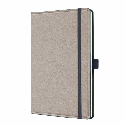 SIGEL C2553 Wochenkalender Conceptum 2025 - beige - 1 Jahr - 2 Seiten = 1 Woche - Hardcover - 80 g/m² - ca. A5 - beige - 192 Seiten - PEFC-zertifiziert