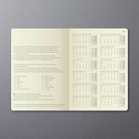 SIGEL C2551 Wochenkalender Conceptum 2025 - taupe - 1 Jahr - 2 Seiten = 1 Woche - Hardcover - 80 g/m² - ca. A5 - taupe - 192 Seiten - PEFC-zertifiziert