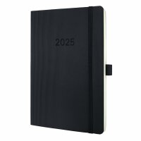 SIGEL C2524 Wochennotiz-Kalender Conceptum 2025 - black -...