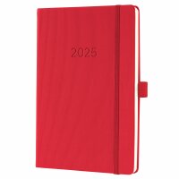 SIGEL C2564 Wochenkalender Conceptum 2025 - red - 1 Jahr...