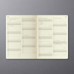 Wochennotiz-Kalender Conceptum 2024/2025 - black - 18 Monate