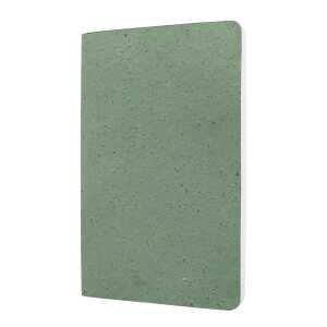 Notizbuch Re-Up - kariert - ca. A5 - grün - Softcover - 100 Seiten