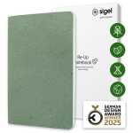 Notizbuch Re-Up - kariert - ca. A5 - grün - Softcover - 100 Seiten