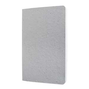 Notizbuch Re-Up - liniert - ca. A5 - hellgrau - Softcover - 100 Seiten