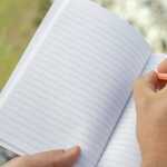 Notizbuch Re-Up - liniert - ca. A5 - hellgrau - Softcover - 100 Seiten