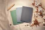 Notizbuch Re-Up - liniert - ca. A5 - hellgrau - Softcover - 100 Seiten
