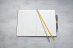 SIGEL Notizbuch linescape ca. DIN A5 kariert hellgrau 88 Bl.