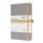 SIGEL Notizbuch linescape ca. DIN A5 kariert hellgrau 88 Bl.