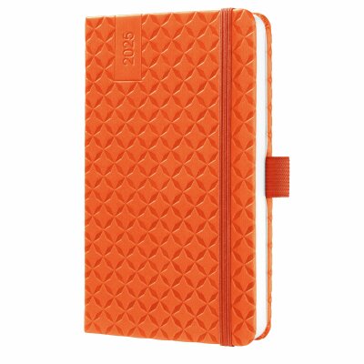 SIGEL J5118 Wochenkalender Jolie 2025 - pumpkin orange - 1 Jahr - 2 Seiten = 1 Woche - Hardcover - 80 g/m² - ca. A6 - orange - 174 Seiten - FSC-zertifiziert