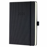 SIGEL C2510 Tageskalender Conceptum 2025 - black - 1 Jahr...