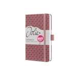 Notizbuch Jolie - rusty red - liniert 80 g/m² A6 Hardcover 174 Seiten