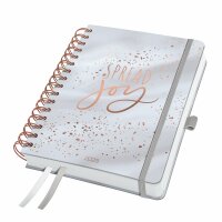 SIGEL J5605 Spiral-Kalender Jolie 2025 - Glittery Joy - 1...