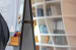 SIGEL Agiles Whiteboard Meet up - 90 x 180 x 1,70 cm - weiß/schwarz