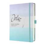 Notizbuch Jolie Gradient Sky punktkariert 120 g/m² A5+ 200 Seiten