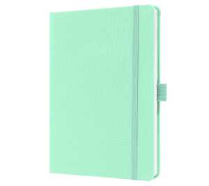 Notizbuch Jolie mighty mint - liniert 100 g/m² A5 Hardcover 192 Seiten