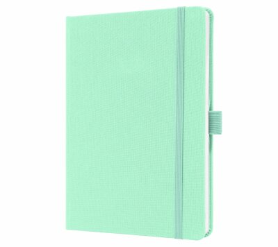 SIGEL JN409 Notizbuch Jolie - mighty mint - liniert - 100 g/m² - ca. A5 - mintgrün - Hardcover - 192 Seiten - FSC-zertifiziert