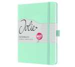 Notizbuch Jolie mighty mint - liniert 100 g/m² A5 Hardcover 192 Seiten