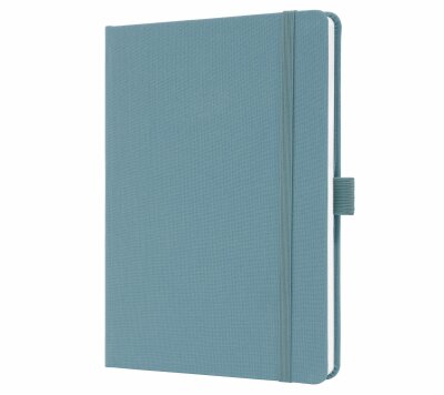 SIGEL JN401 Notizbuch Jolie - powder blue - liniert - 100 g/m² - ca. A5 - blau - Hardcover - 192 Seiten - FSC-zertifiziert