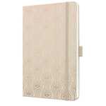 Notizbuch Jolie Mystic Sand liniert 80 g/m² A5 Hardcover 174 Seiten