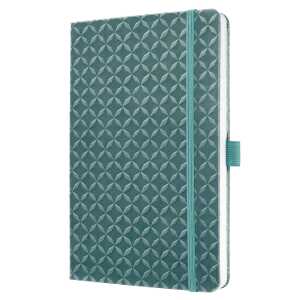 Notizbuch Jolie - ocean blue - liniert 80 g/m² A5 Hardcover 174 Seiten