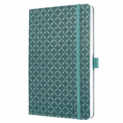 SIGEL JN139 Notizbuch Jolie - ocean blue - liniert - 80 g/m² - ca. A5 - mittelblau - Hardcover - 174 Seiten - FSC-zertifiziert