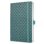 Notizbuch Jolie - ocean blue - liniert 80 g/m² A5 Hardcover 174 Seiten