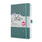 Notizbuch Jolie - ocean blue - liniert 80 g/m² A5 Hardcover 174 Seiten