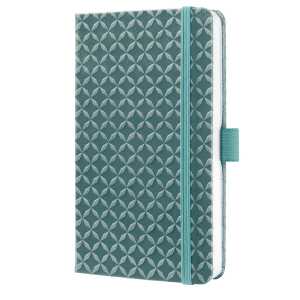 Notizbuch Jolie - ocean blue - liniert 80 g/m² A6 Hardcover 174 Seiten