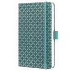 Notizbuch Jolie - ocean blue - liniert 80 g/m² A6 Hardcover 174 Seiten