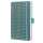 Notizbuch Jolie - ocean blue - liniert 80 g/m² A6 Hardcover 174 Seiten