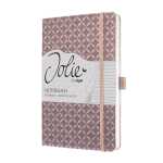 SIGEL Notizbuch Jolie ca. DIN A5 liniert rosé 87 Bl.