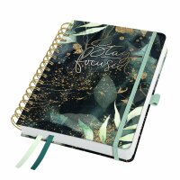 SIGEL J5603 Spiral-Kalender Jolie 2025 - Glamorous Leaves...