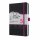 SIGEL J5213 Wochenkalender Jolie 2025 - sparkling black - 1 Jahr - 2 Seiten = 1 Woche - Hardcover - 80 g/m² - ca. A5 - schwarz/pink - 174 Seiten - FSC-zertifiziert