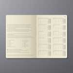 Wochenkalender Conceptum 2021/2022 18 Mon. Hardcover black 240S. ca.A6
