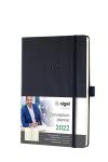 Wochenkalender Conceptum 2022 vertikales Layout black...