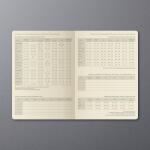 Wochenkalender Conceptum 2022 vertikales Layout black...