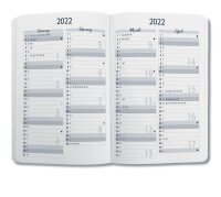 Sigel Wochenkalender Jolie 2022 Hardcover ca. A5 salmon pink 174S.