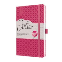 Sigel Wochenkalender Jolie 2022 Hardcover ca. A5 fuchsia...